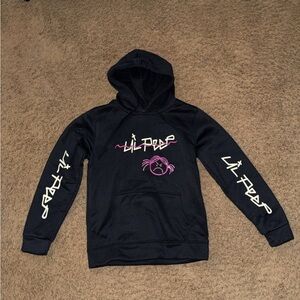 Black Hoodie with Graphic Print